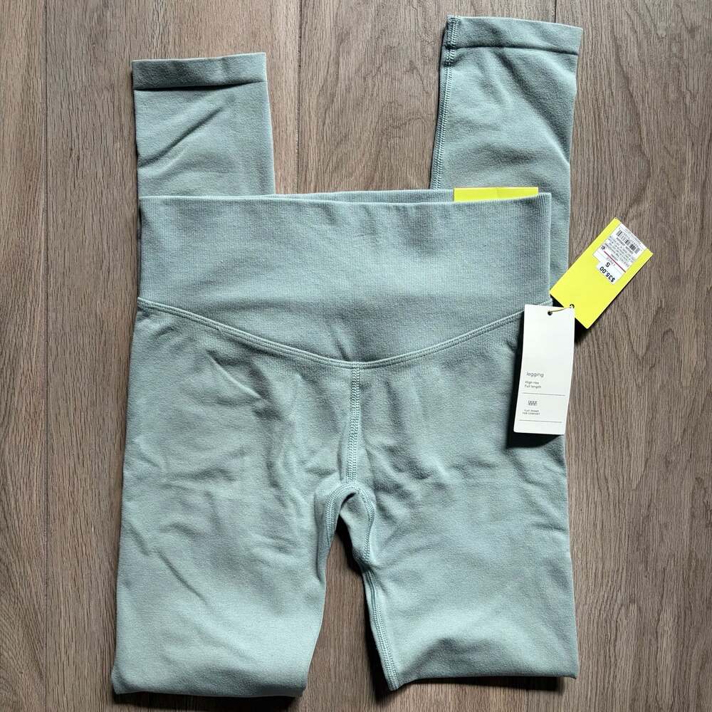 All in Motion Women's High Rise Full Length Legging Sage Green Size S